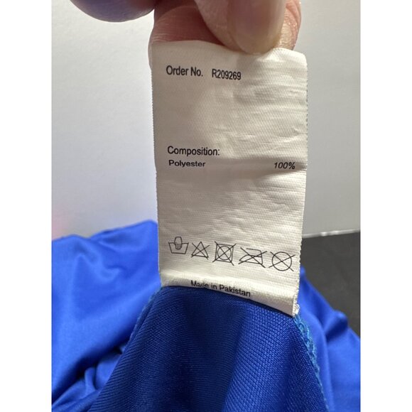 Reusch Mens MMS Cool Padded Goalkeeper Jersey Blue/Orange Long Sleeve - Picture 8 of 8